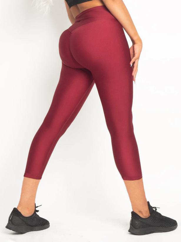 Obsession Capri Leggings | CRANBERRY Leggings Obsession Shapewear Cranberry XS 