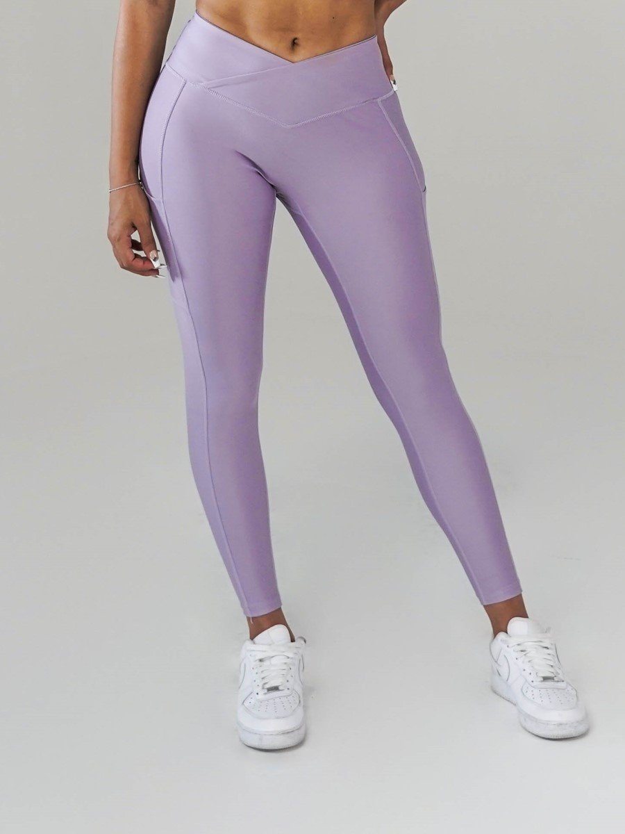 DKNY High-Waist Seamless 7/8 Length High-Rise Leggings Purple, Size Medium  M | eBay
