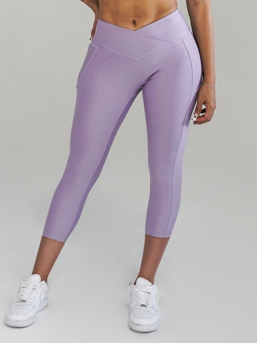 Buttery soft capri leggings with pockets – Purple Panda LLC
