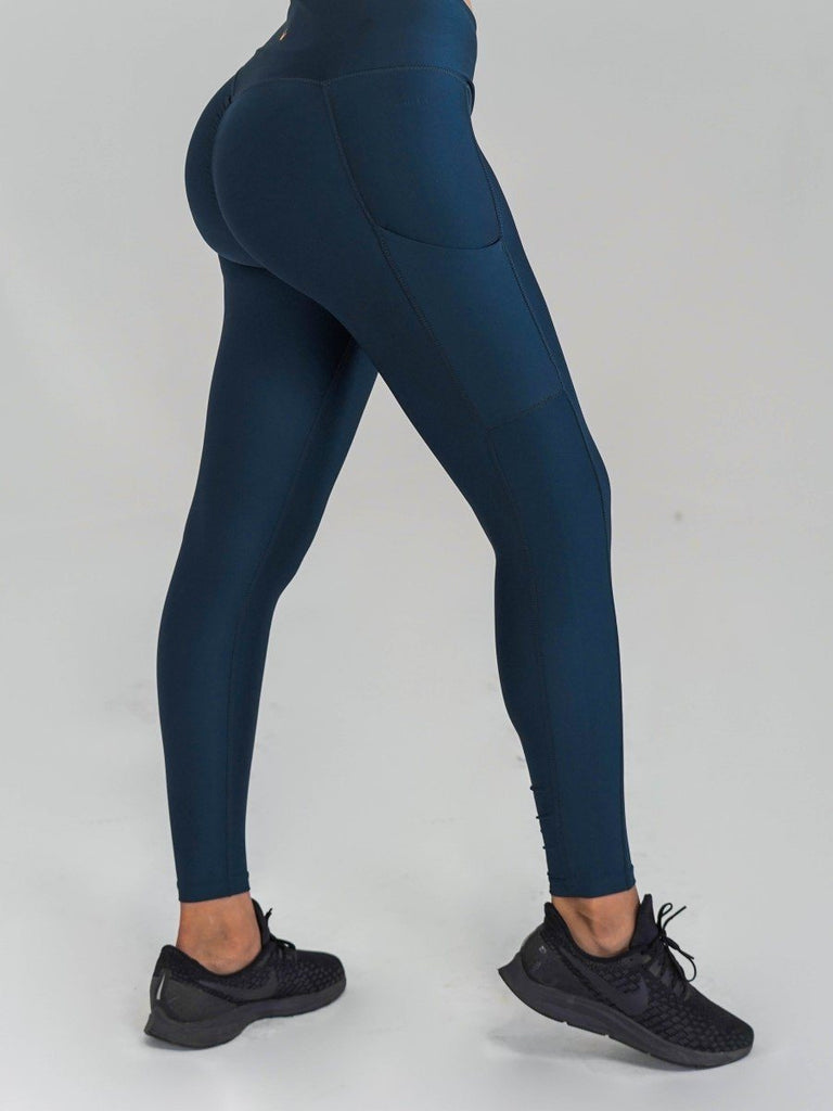 High waist Butt lifting Shaping pants - Navy- Shop Now – Shape Wear Shop