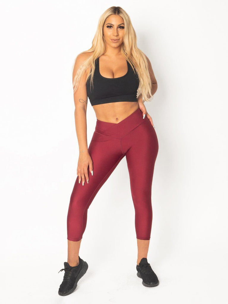 Obsession Capri Leggings | CRANBERRY Leggings Obsession Shapewear 