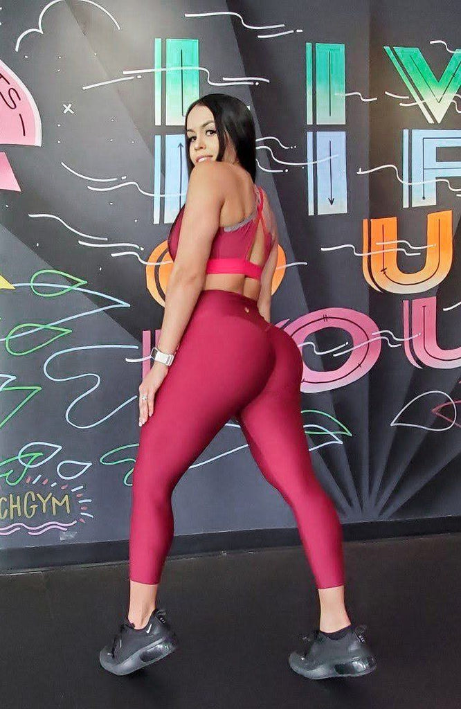Obsession Capri Leggings | CRANBERRY Leggings Obsession Shapewear 